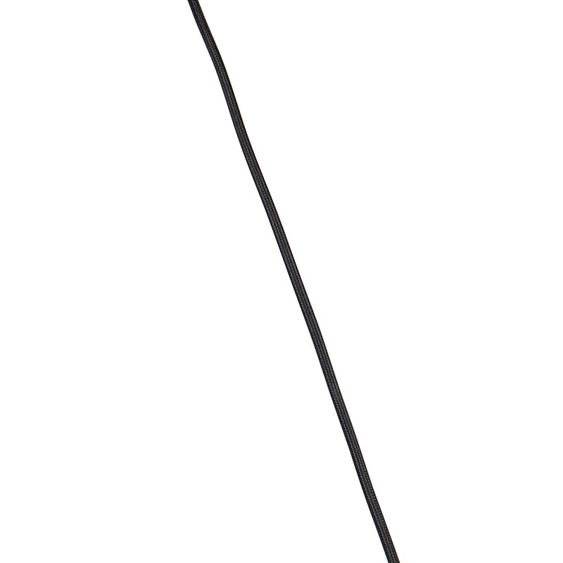 Art deco hanglamp messing met roze glas 33 cm - Pallon