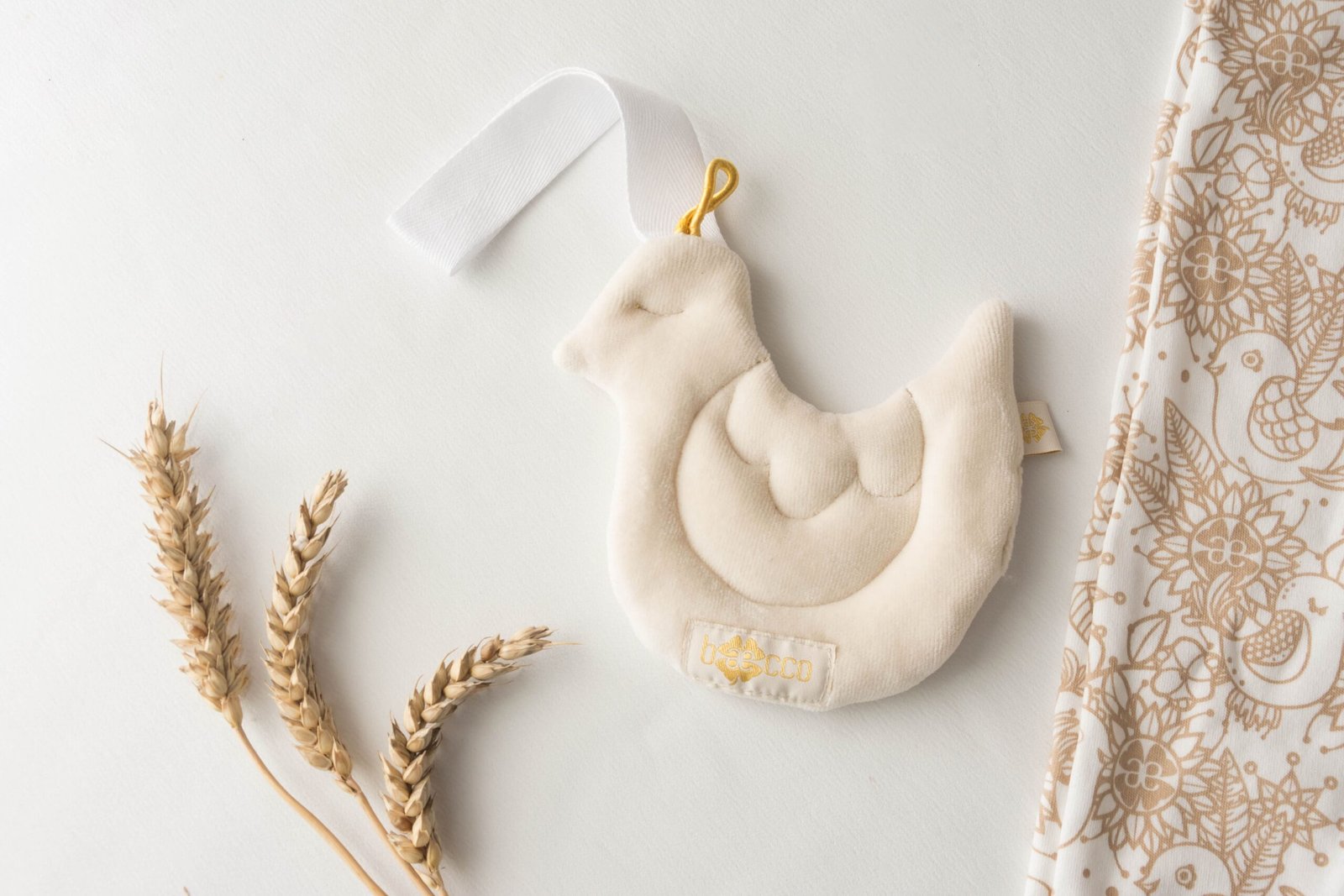 Pacifier Clip Toy | Organic, Safe, and hypoallergenic