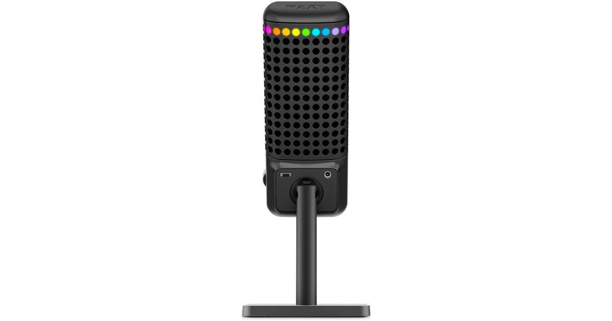NZXTCapsule Elite microfoon  (Zwart, RGB, USB-C)