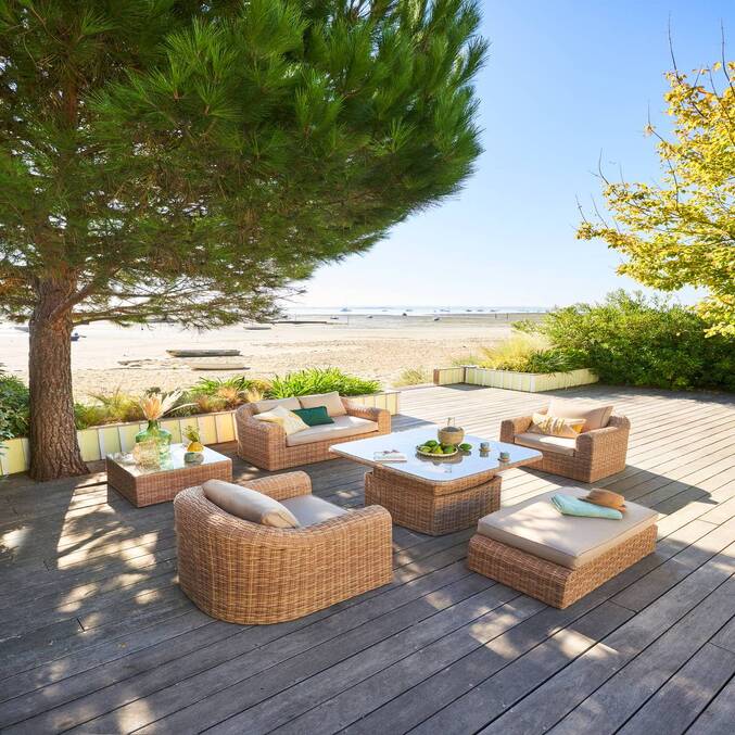 Pouf de jardin MOORÉA Savana