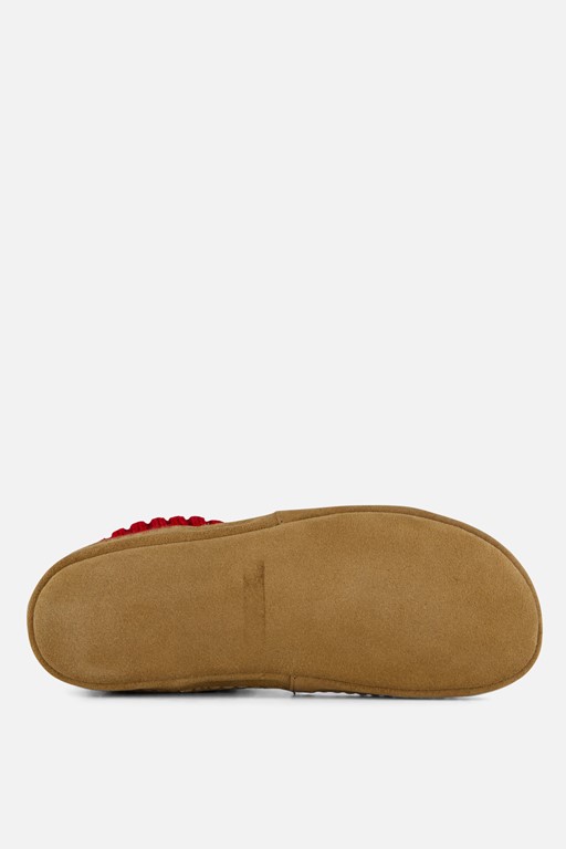 Bergstein cozy lux pantoffels rood
