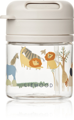 LIEWOOD Pavia Tritan Sugerørkopp 280 ml, All Together/Sandy