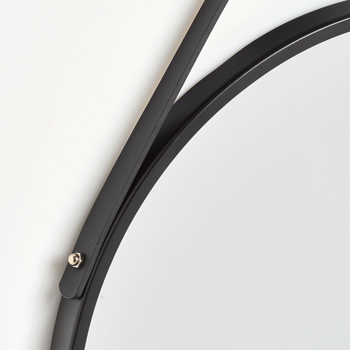 Zeller Present Dekospiegel »Wandspiegel, Metall/Kunststoff, schwarz« Wandspiegel
