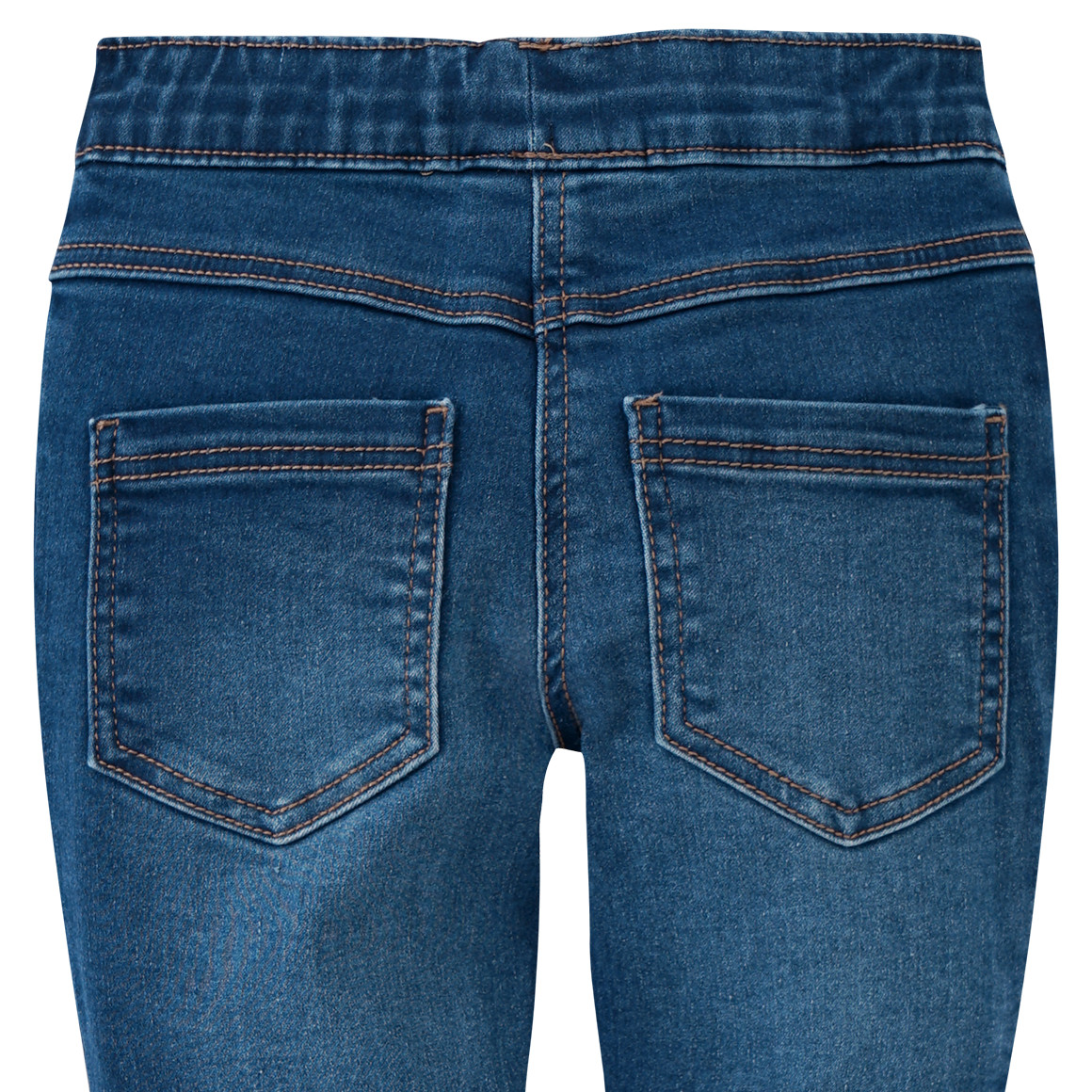 Famy 2 Mädchen Jeggings mit Stretch-Bund hellblau / dunkelblau