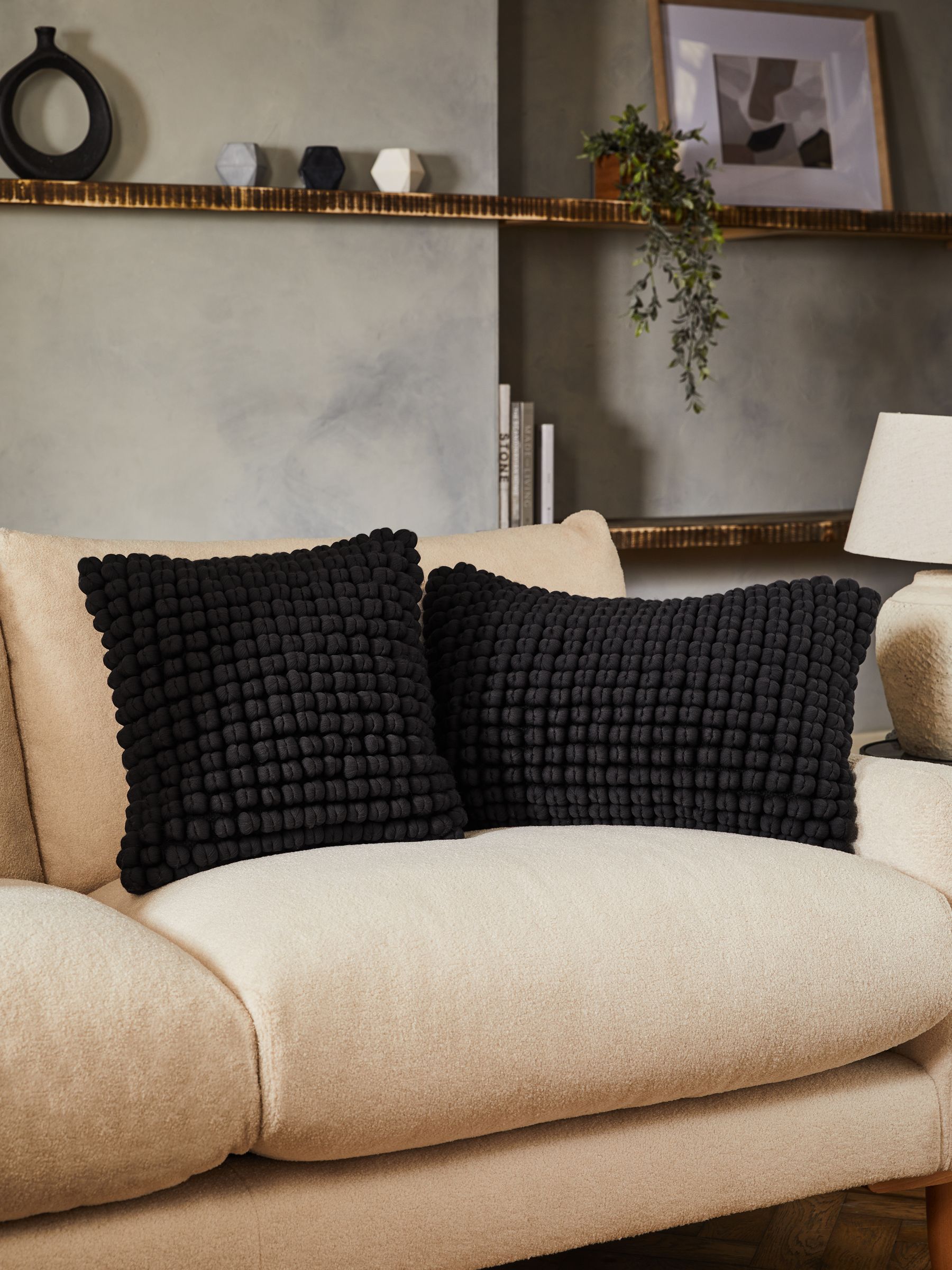 Global Bobble 100% Cotton Cushion