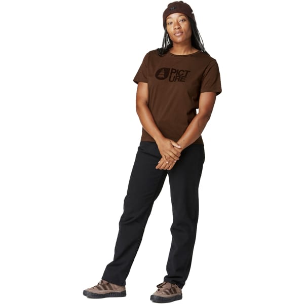 T-shirt PICTURE FALL TEE REGULAR W CHICORY COFFEE