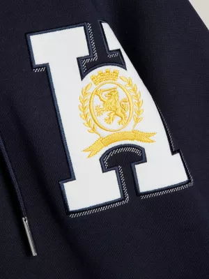 Moletom com capuz e logo Crest Varsity nas costas