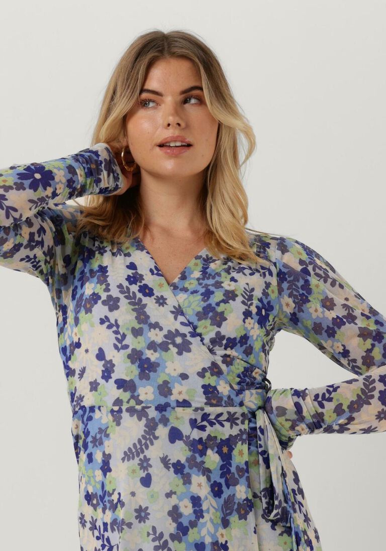 FABIENNE CHAPOT blauwe fabienne chapot midi jurk natalie dress 123