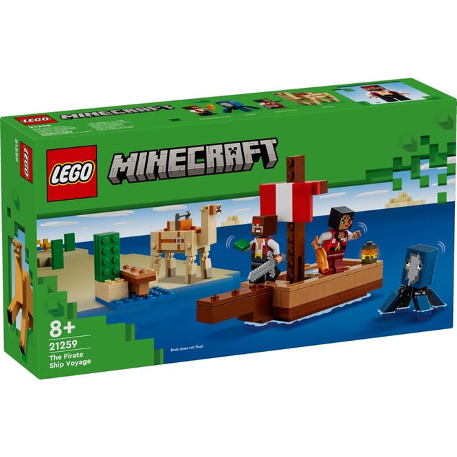 LEGO® Minecraft™ 21259 - Die Piratenschiffreise
