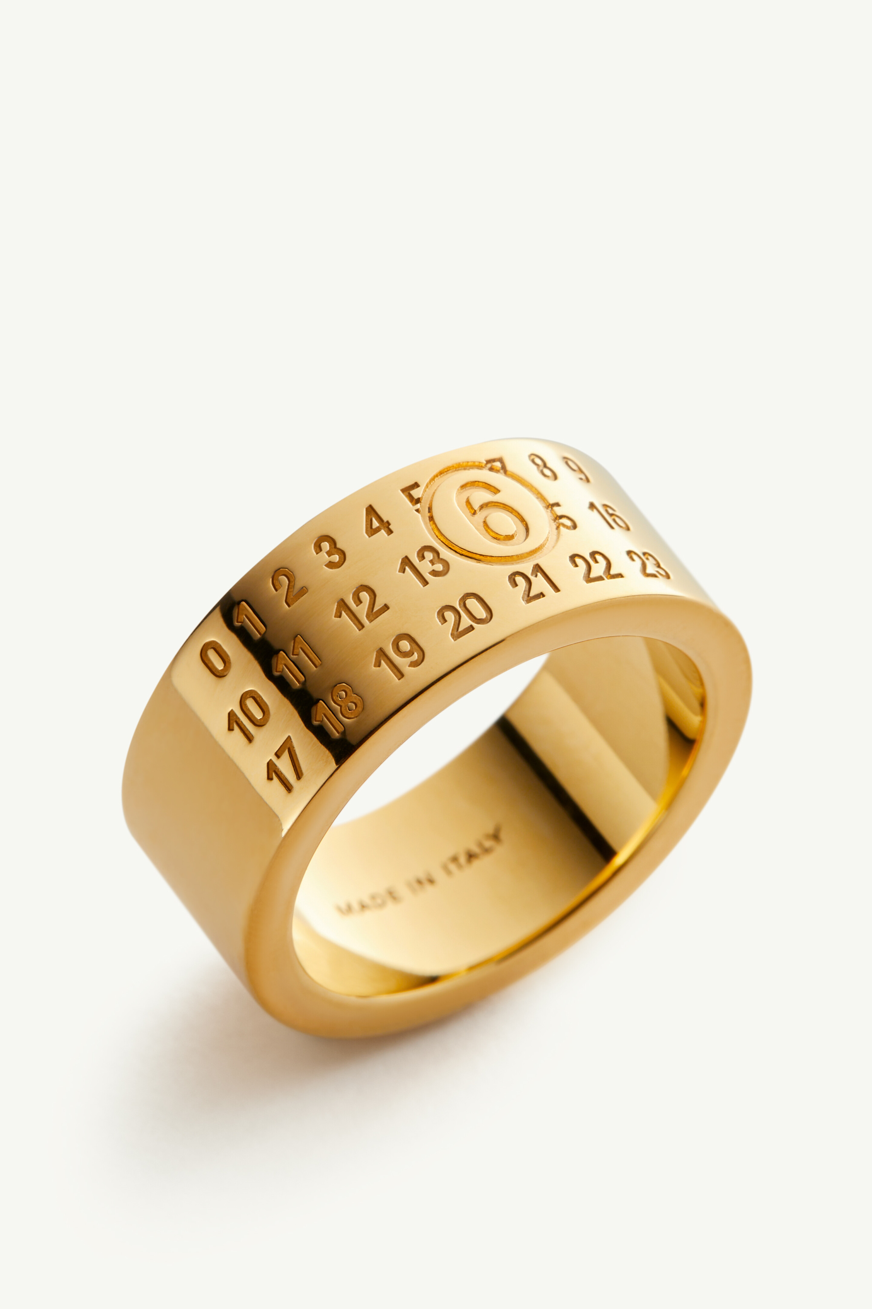 Bague numeric minimal signature Or jaune