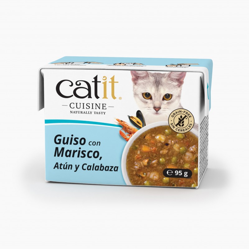 Catit Cuisine Ensopado de Gato, Frutos do Mar-95g