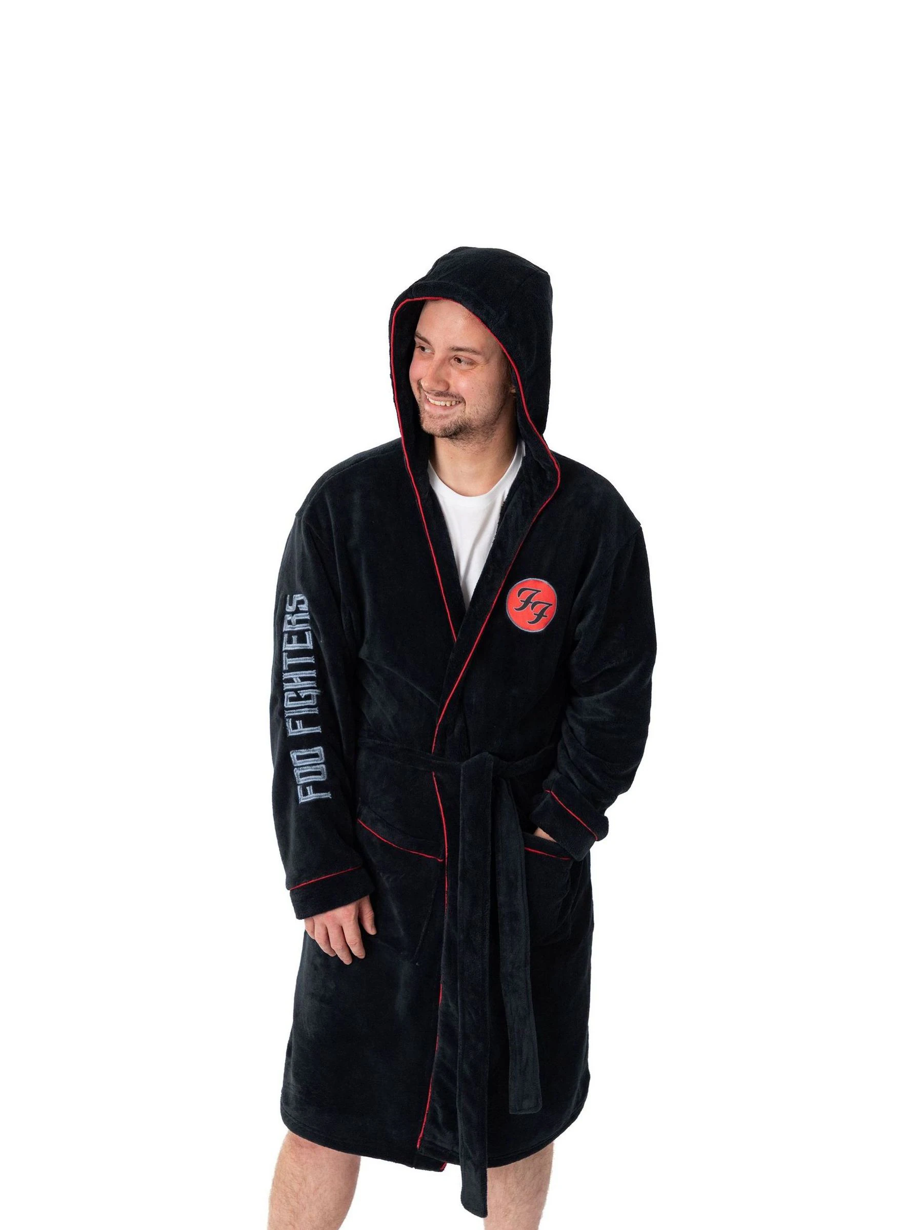 Vanilla Underground Foo Fighters Hooded Bathrobe