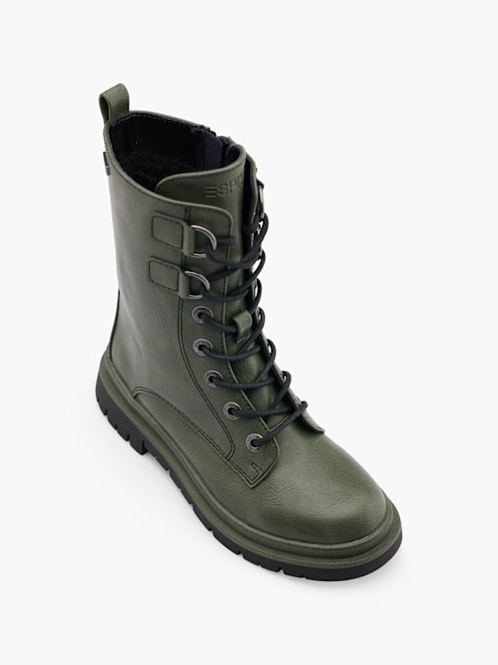 ESPRIT Schnür-Stiefelette Khaki