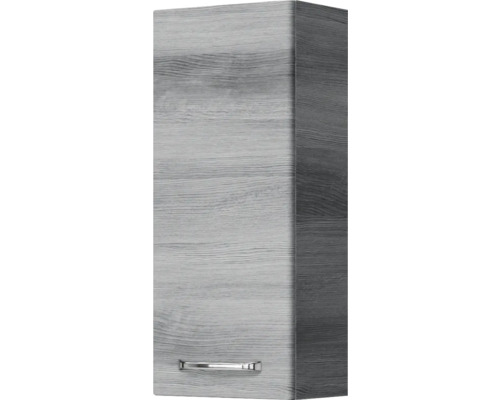 Pelipal Kumba badkamermeubelset (B x H x D): 137 x 200 x 50 cm, grafiet getextureerde fronten, 5-delige set inclusief mineraal gegoten wastafel, badmeubel en wandkast (99.1070125194)