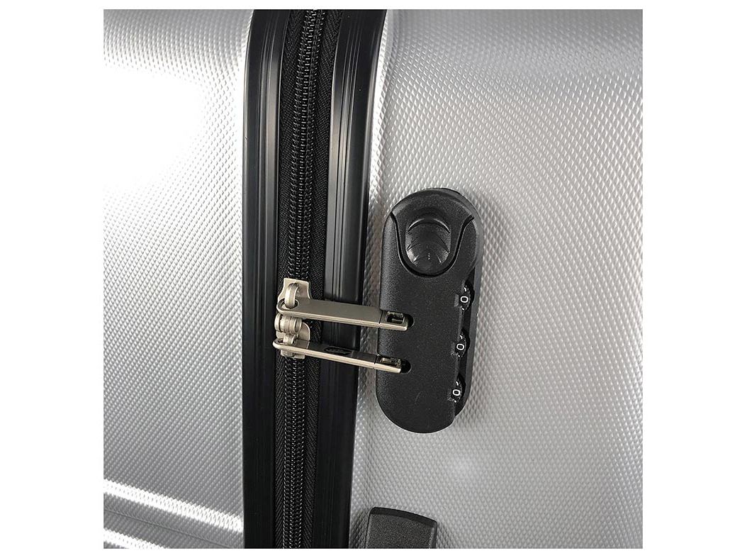 MALA DE CABINE RÍGIDA AIRPORT CINZENTO 4 RODAS 50CM