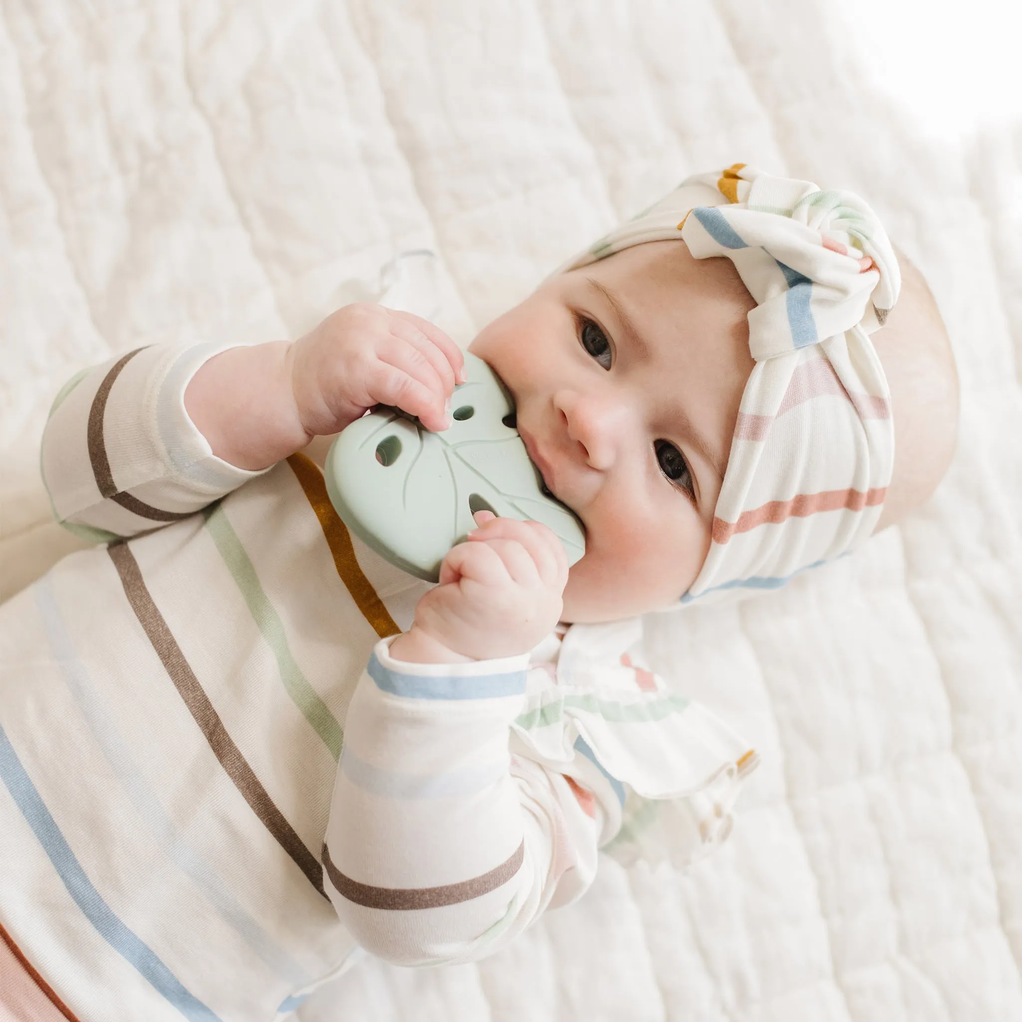 Loulou Lollipop Jouet de Dentition en Silicone - Monstera