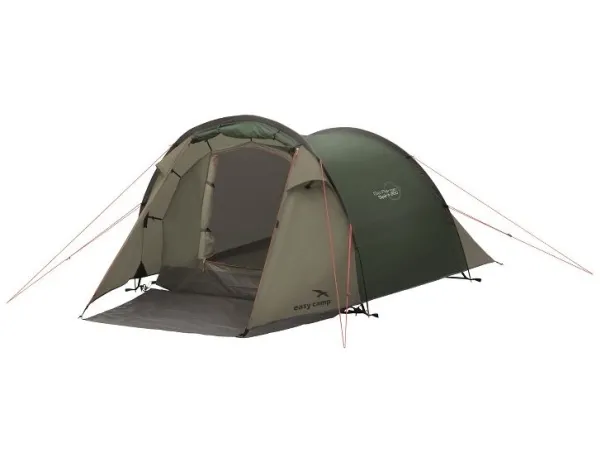 Easy Camp Spirit 200, Camping, Hård ramme, Tunneltelt, 2 person(er), Teltlærred, Grøn