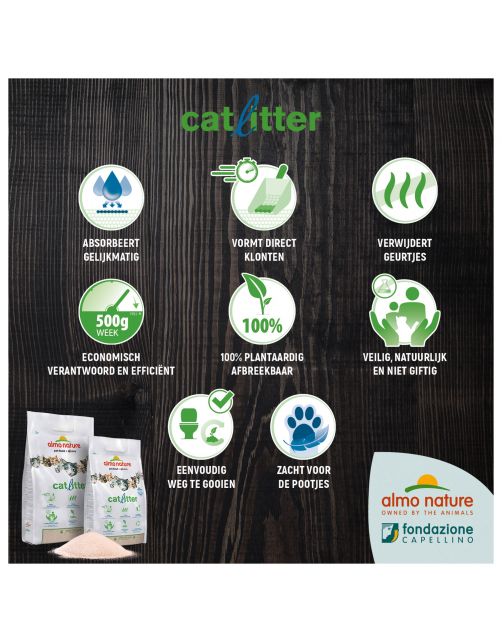 Almo Nature Catlitter - Kattenbakvulling - 4.54 kg
