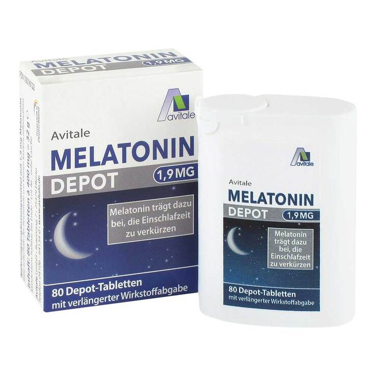 Melatonin 1,9 mg Depot Tabletten, 80 St
