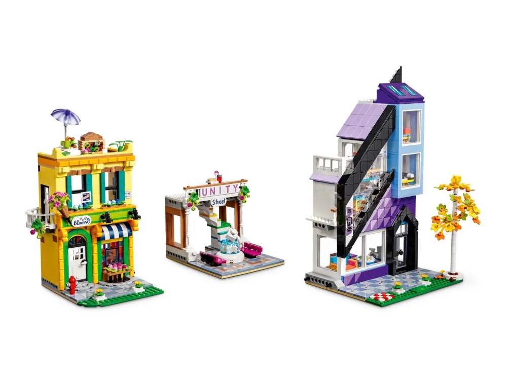 LEGO Friends 41732 Midtbyens blomster- og designbutikker