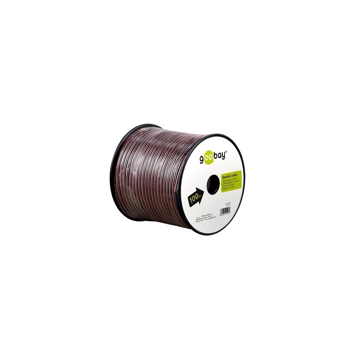 Goobay - Høyttalerkabel 2 x 0.75 mm² 25m