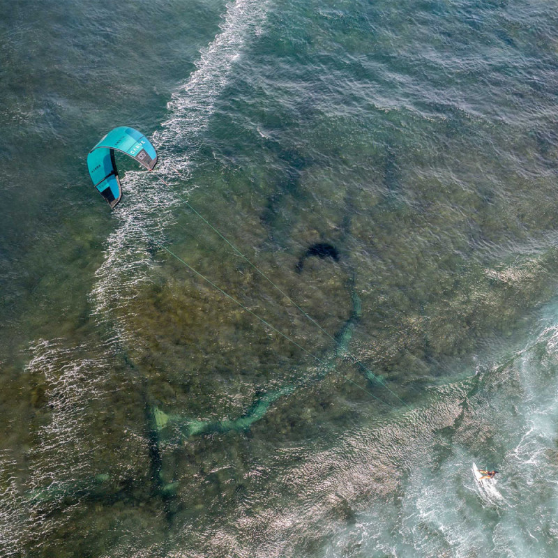 AILE DE KITESURF NORTH CARVE 2024 TURQUOISE