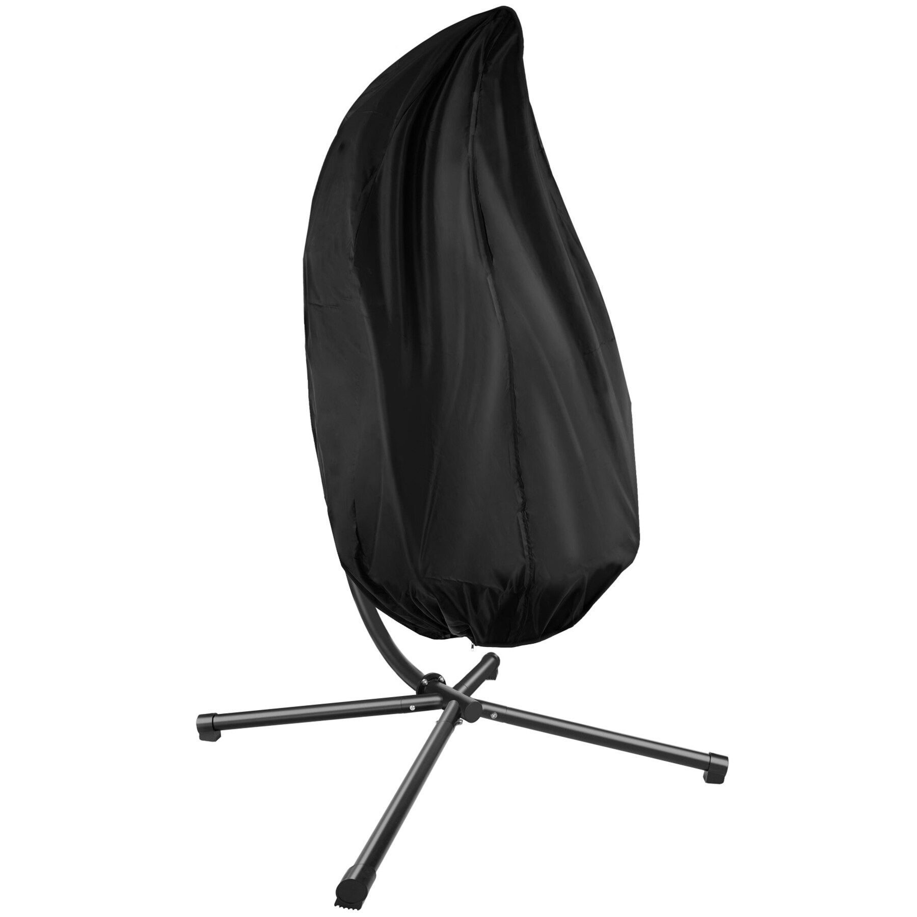 tectake® Hängesessel, mit extra dickem Sitz- und Kopfkissen, Belastbarkeit 160 kg, inklusive Schutzhülle, 98 x 107 x 202 cm