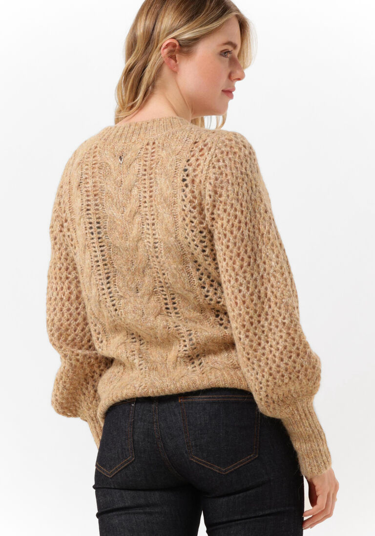 MOS MOSH camel mos mosh trui imma v-neck knit