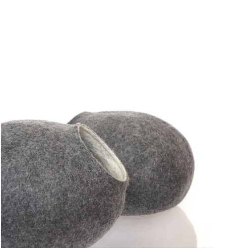 Cama caverna cinza Kivikis para gatos