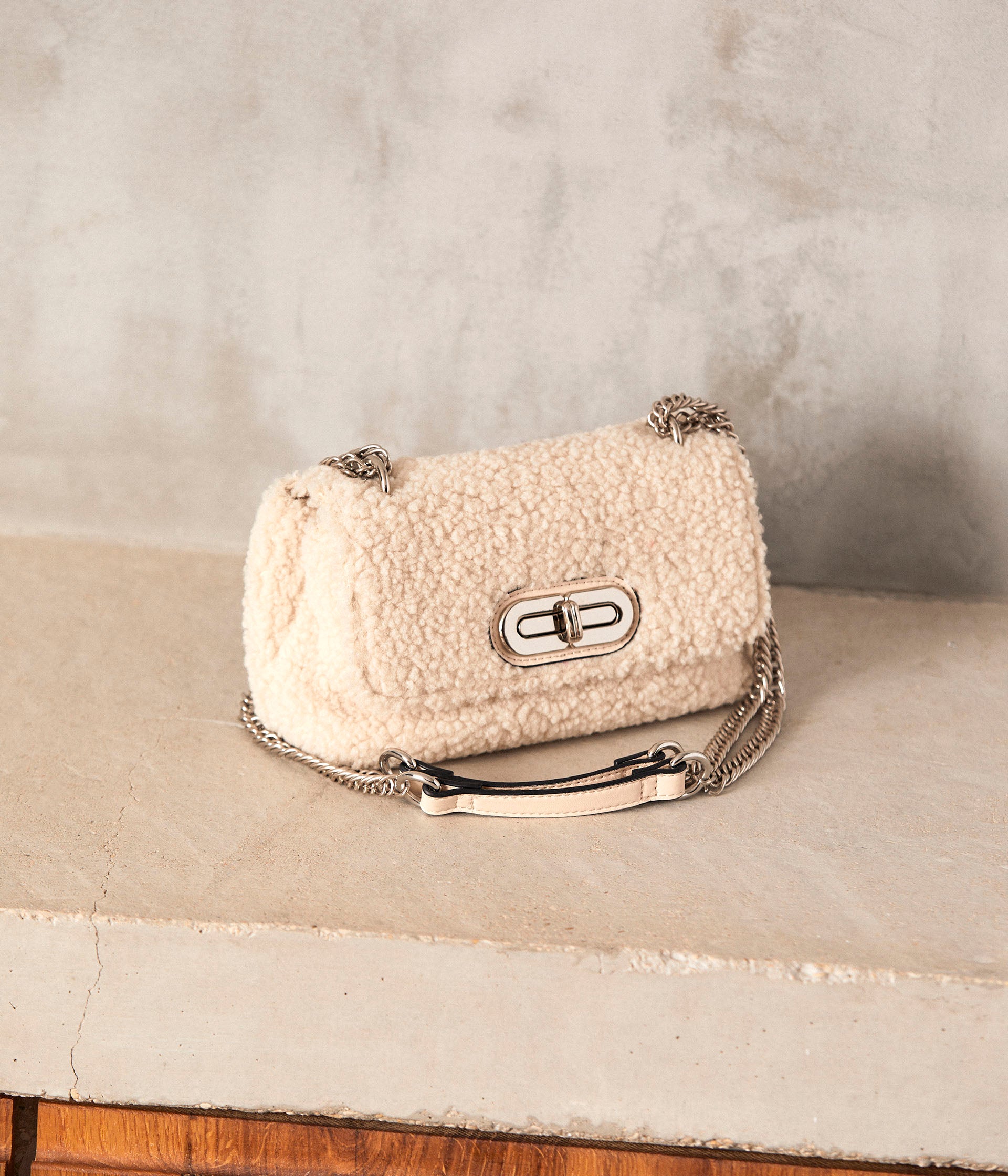 Sac écru Sherpa Adelice