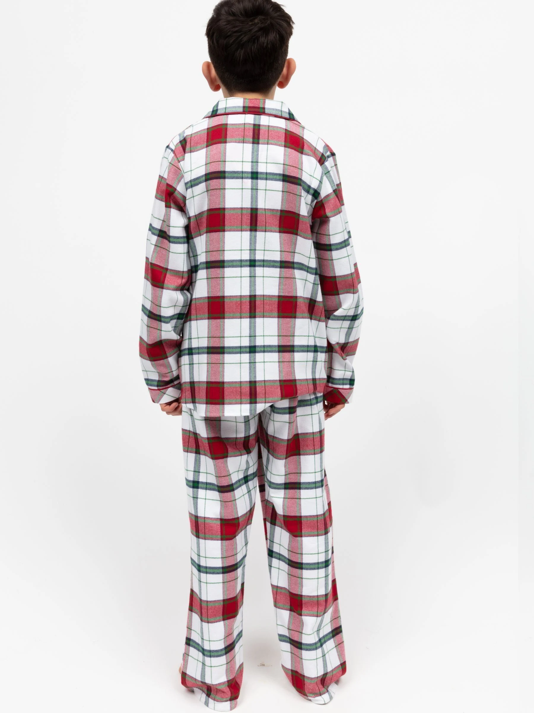 Cyberjammies Minijammies geruite pyjamaset met lange mouwen van 100% katoen