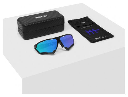 Scicon Sports Aerocomfort SCN PP Regular Lunettes De Soleil De Performance Sportive (Multimirror Bleu Scnpp/Luminosité Blanche)