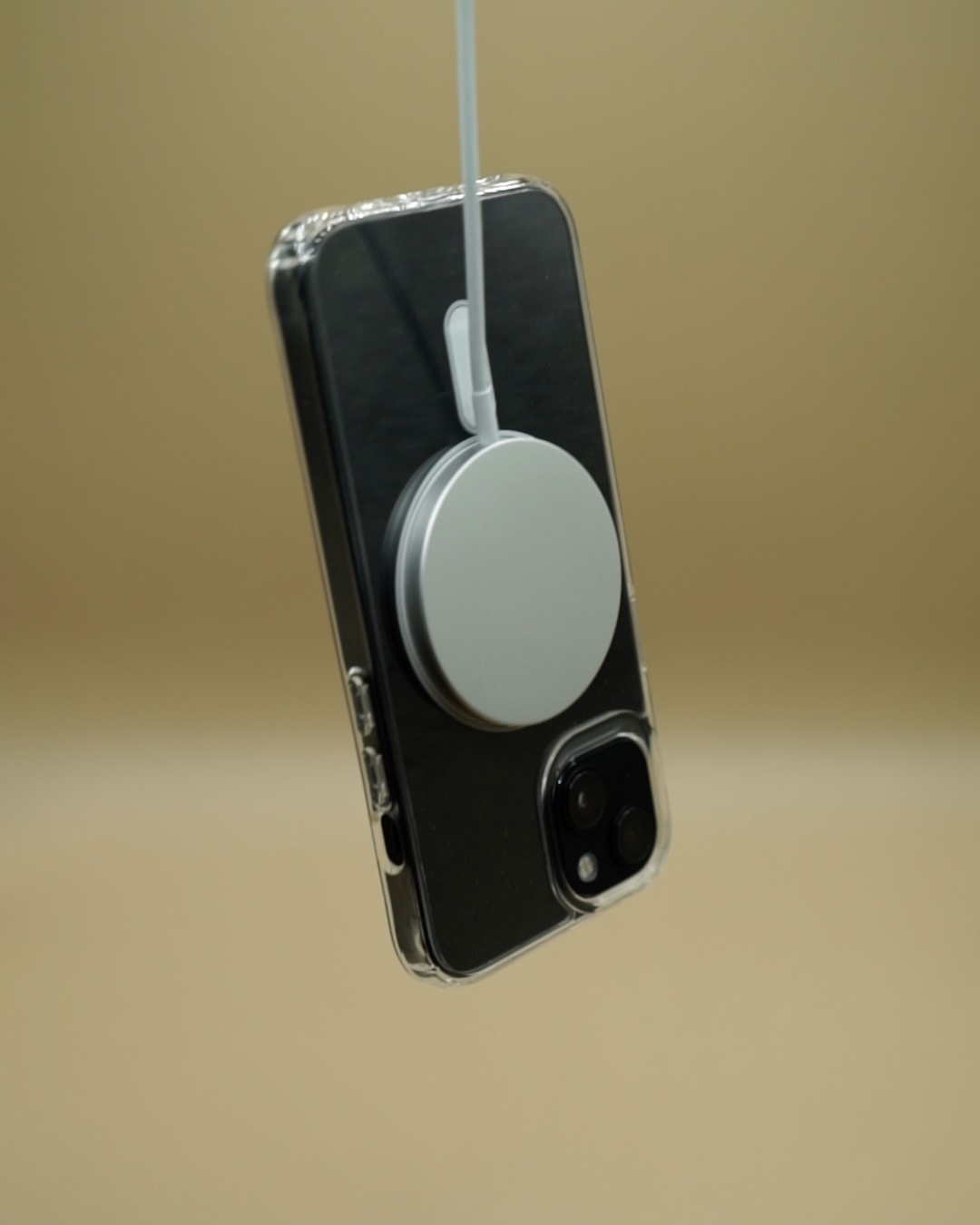 iPhone 13 MagSafe Hybrid Hülle TPU Bumper Acryl Rückseite Air Cushion Fallschutz - Transparent