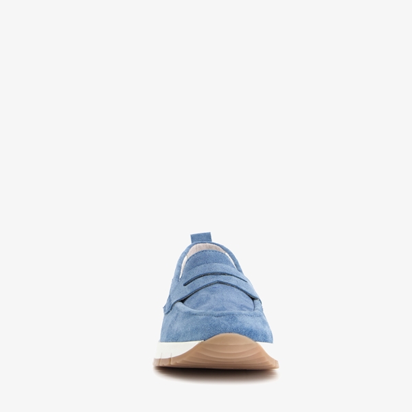 Hush Puppies blauwe leren instappers