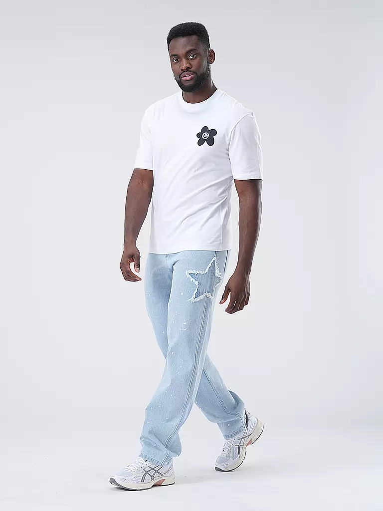 HUGO T-Shirt NORETTO weiss