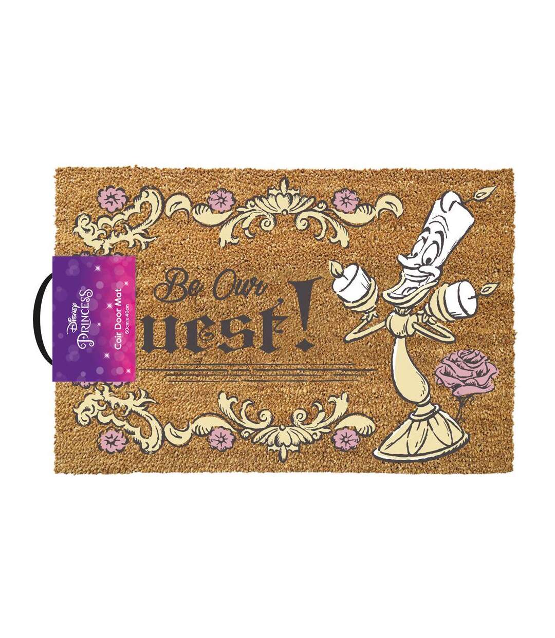 Beauty And The Beast - Paillasson BE OUR GUEST (Marron) (60 cm x 40 cm) - UTPM5969