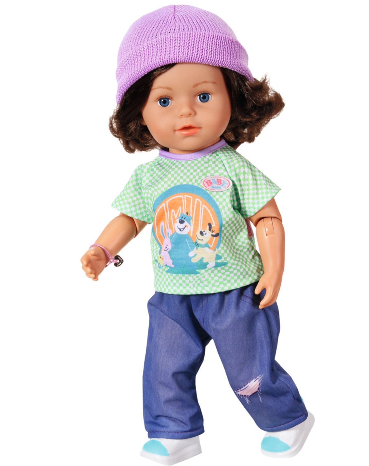 BABY born® Puppe BROTHER PLAY & STYLE (43cm)