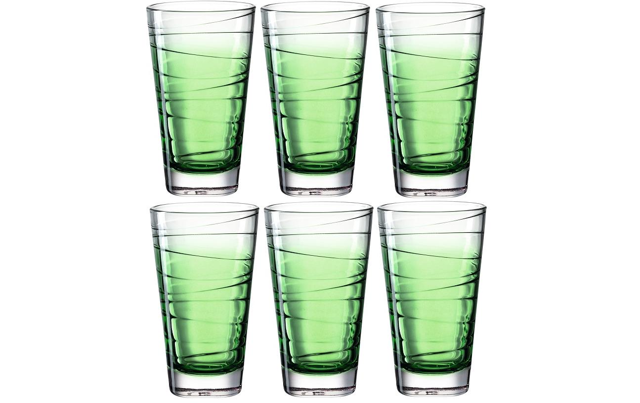 Trinkglas Vario Struttura 280 ml, 6 Stück, GrünGläser-Set