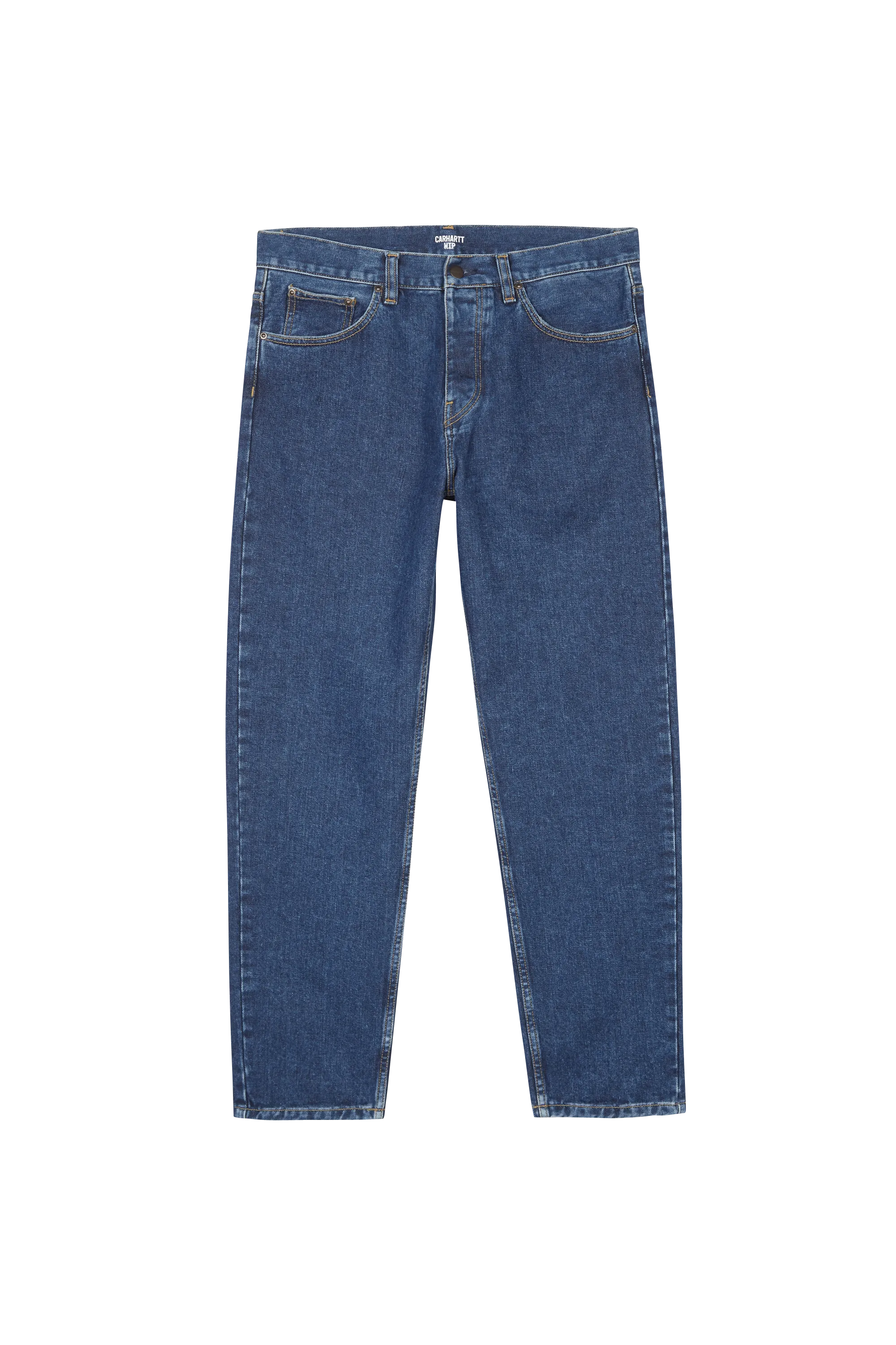 CARHARTT WIP Jean droit Newel Bleu
