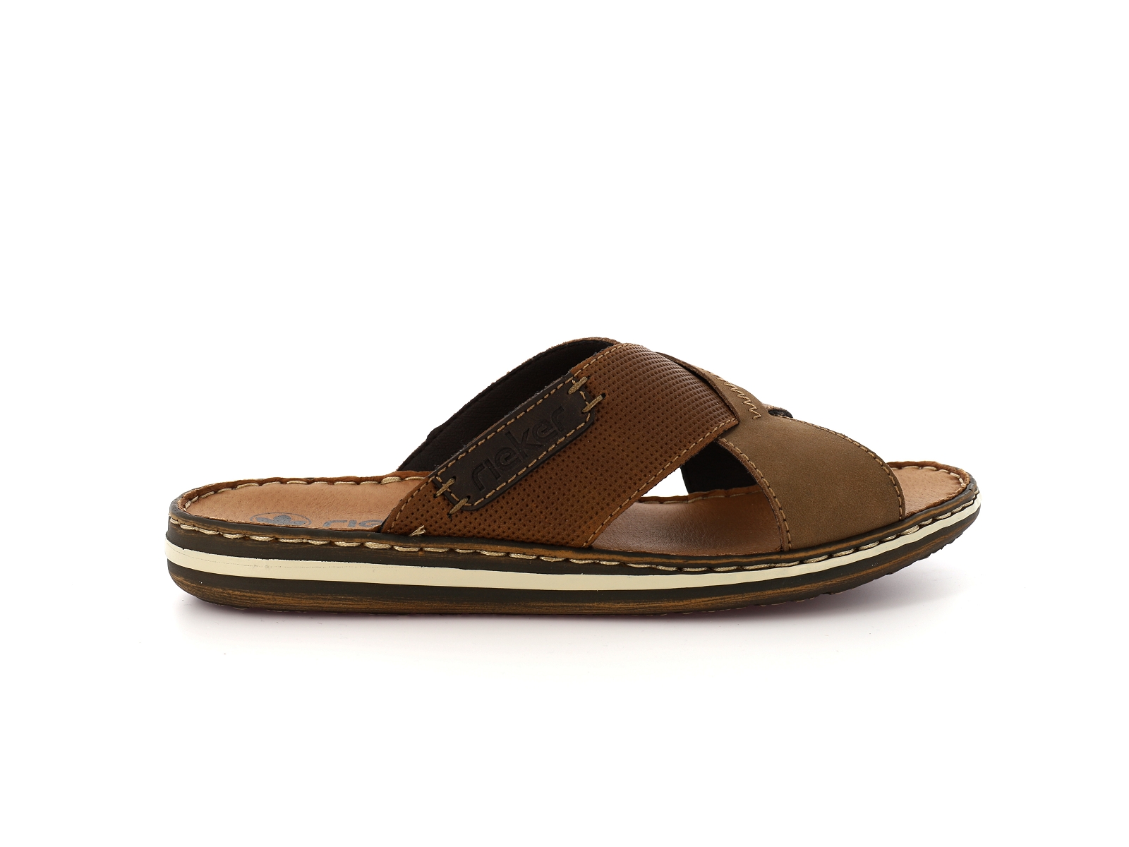Rieker-21088 Synthétique Multi-Marron