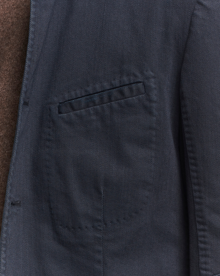 Massimo Alba Gstaad Bull Cotton Jacket Navy