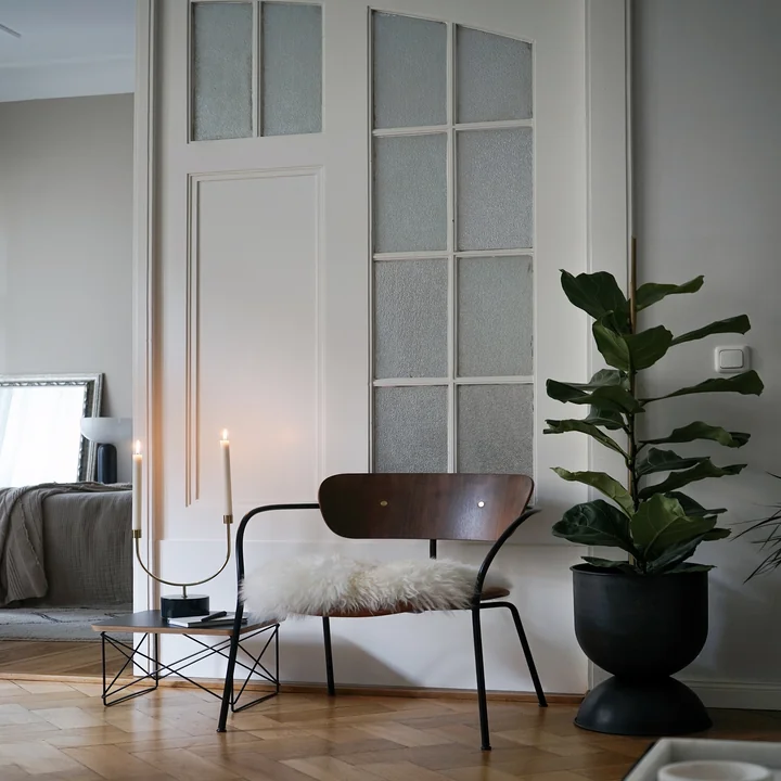 Ferm Living - Kerzenhalter Balance, schwarz