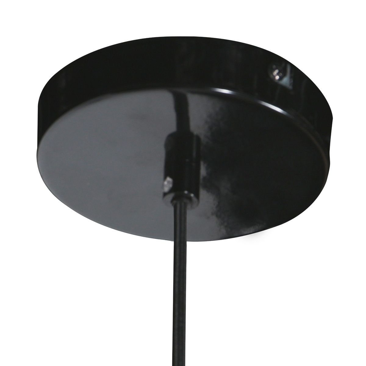 Retro hanglamp groen rond - Halo Cirque