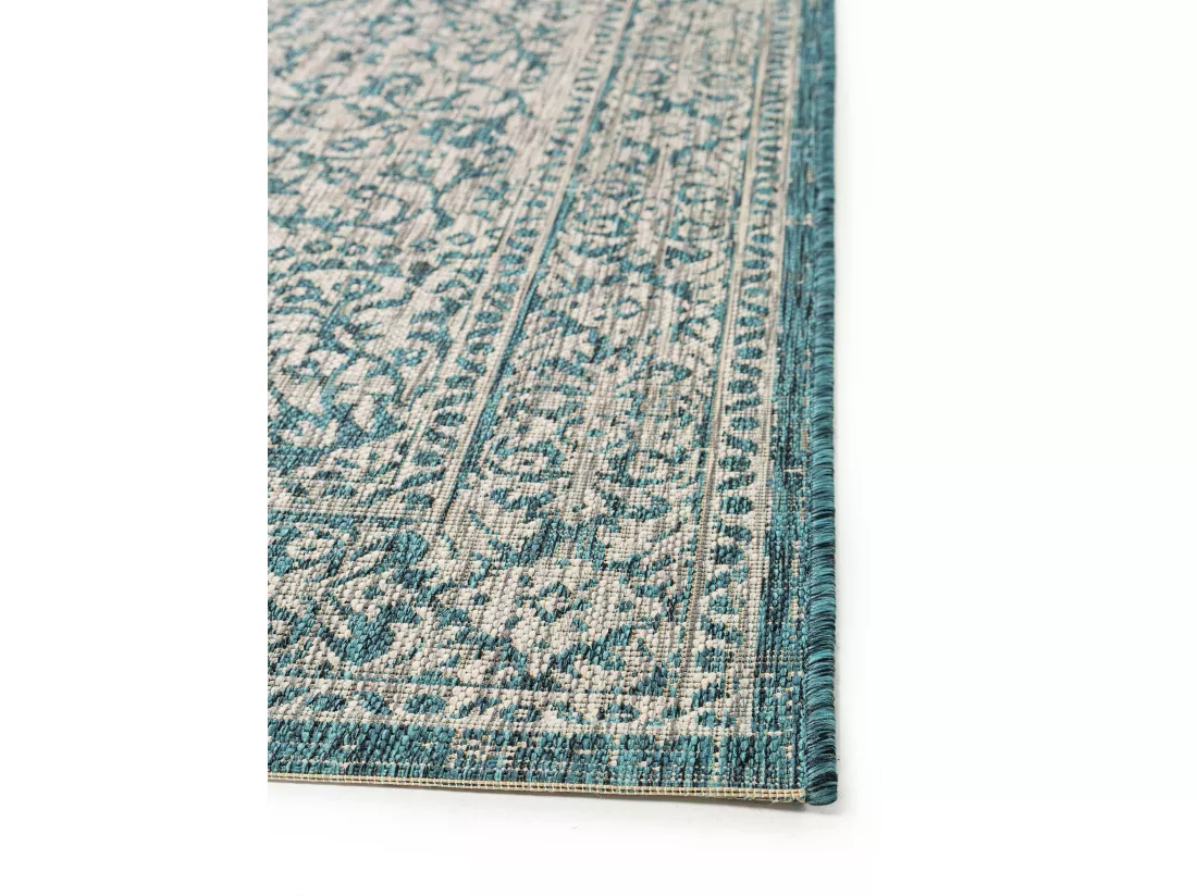 Tapis d'extérieur & intérieur Cleo Bleu 120x170 cm