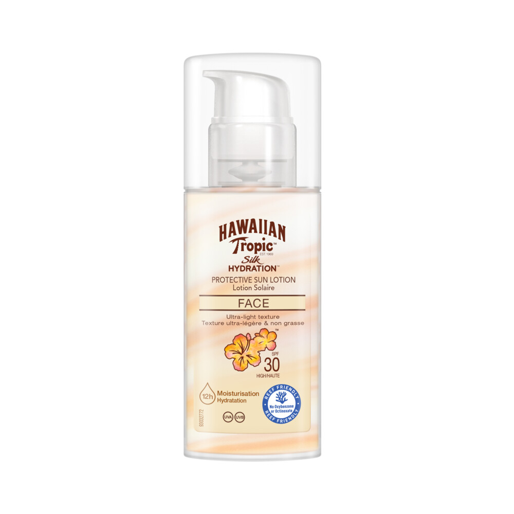 Hawaiian Tropic Zonnebrand SPF 30 Gezicht Silk Air Soft50 ml