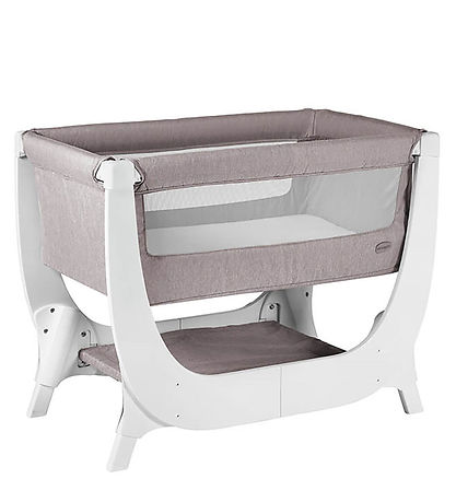 Shnuggle Babybett - Air - Beistellbett - 95x56 cm - Stone Grey