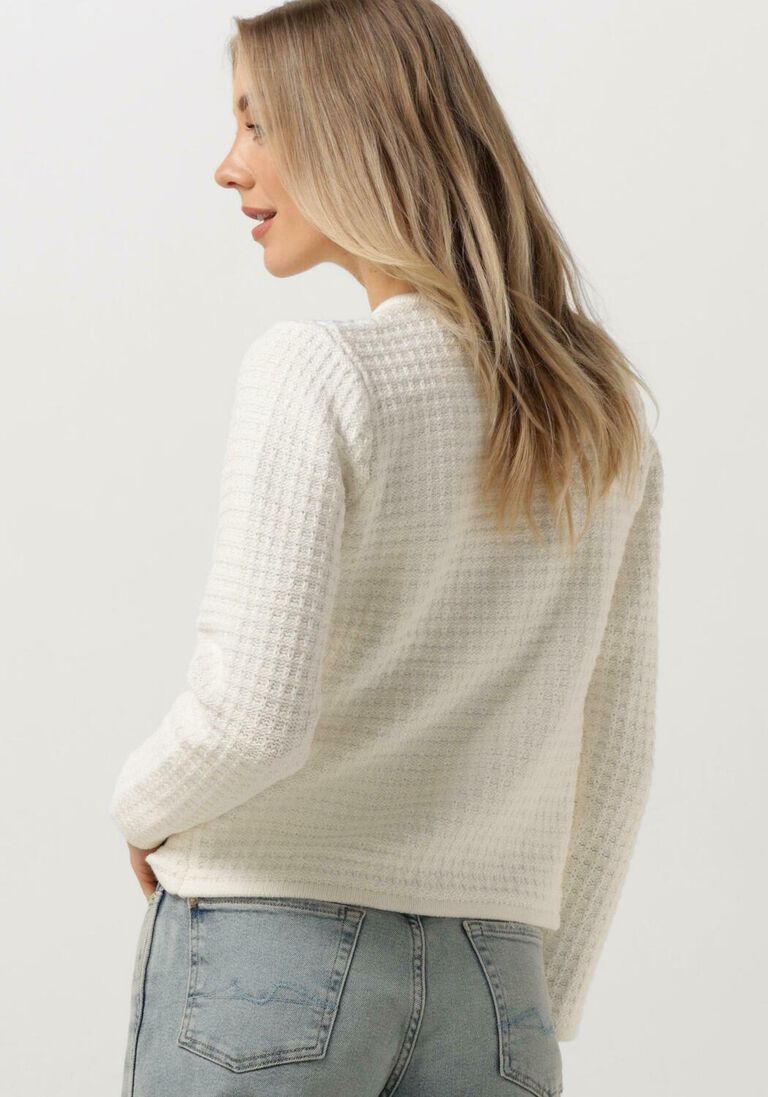 NEO NOIR witte neo noir vest limone knit jacket