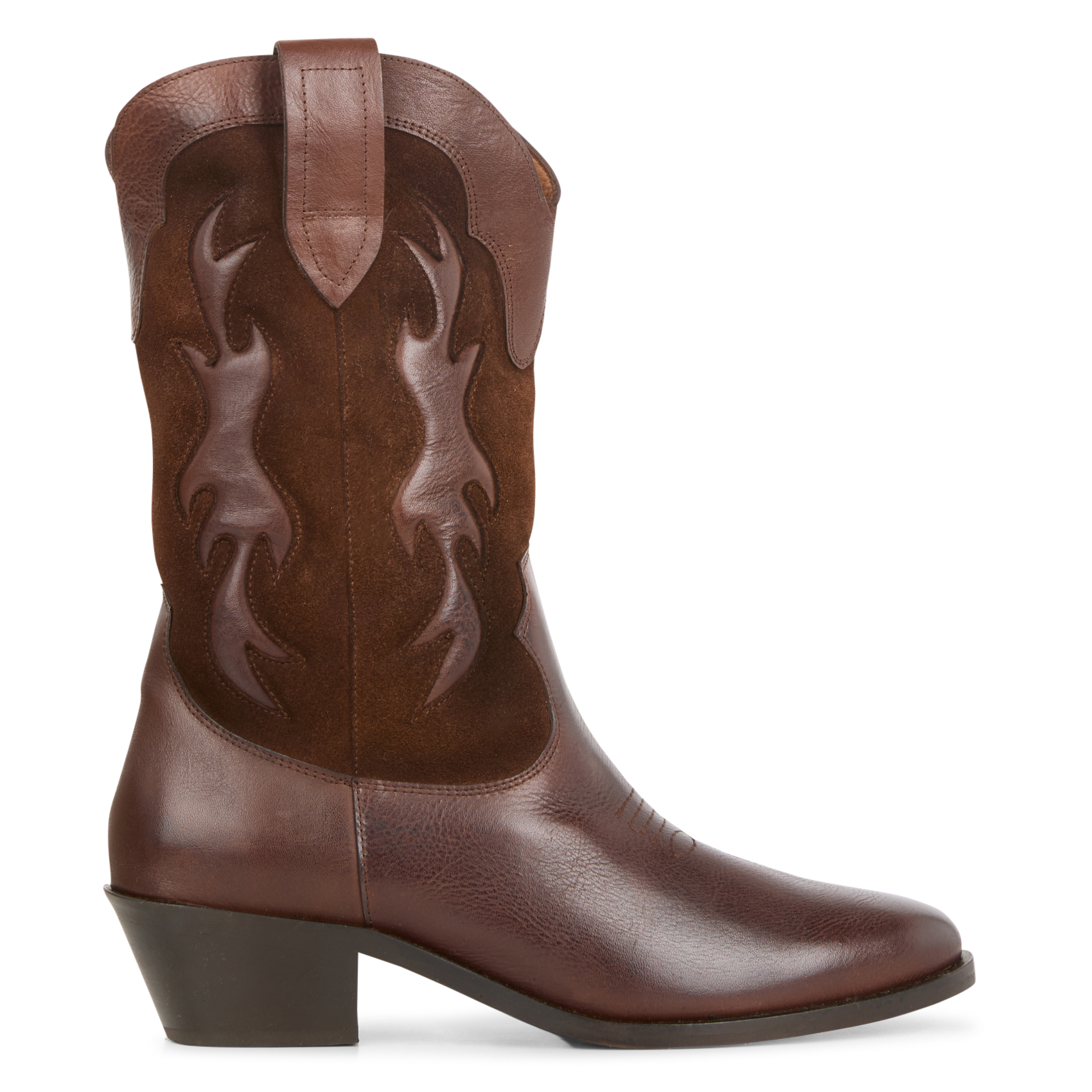 WANDA - Bottes en cuir | Marron