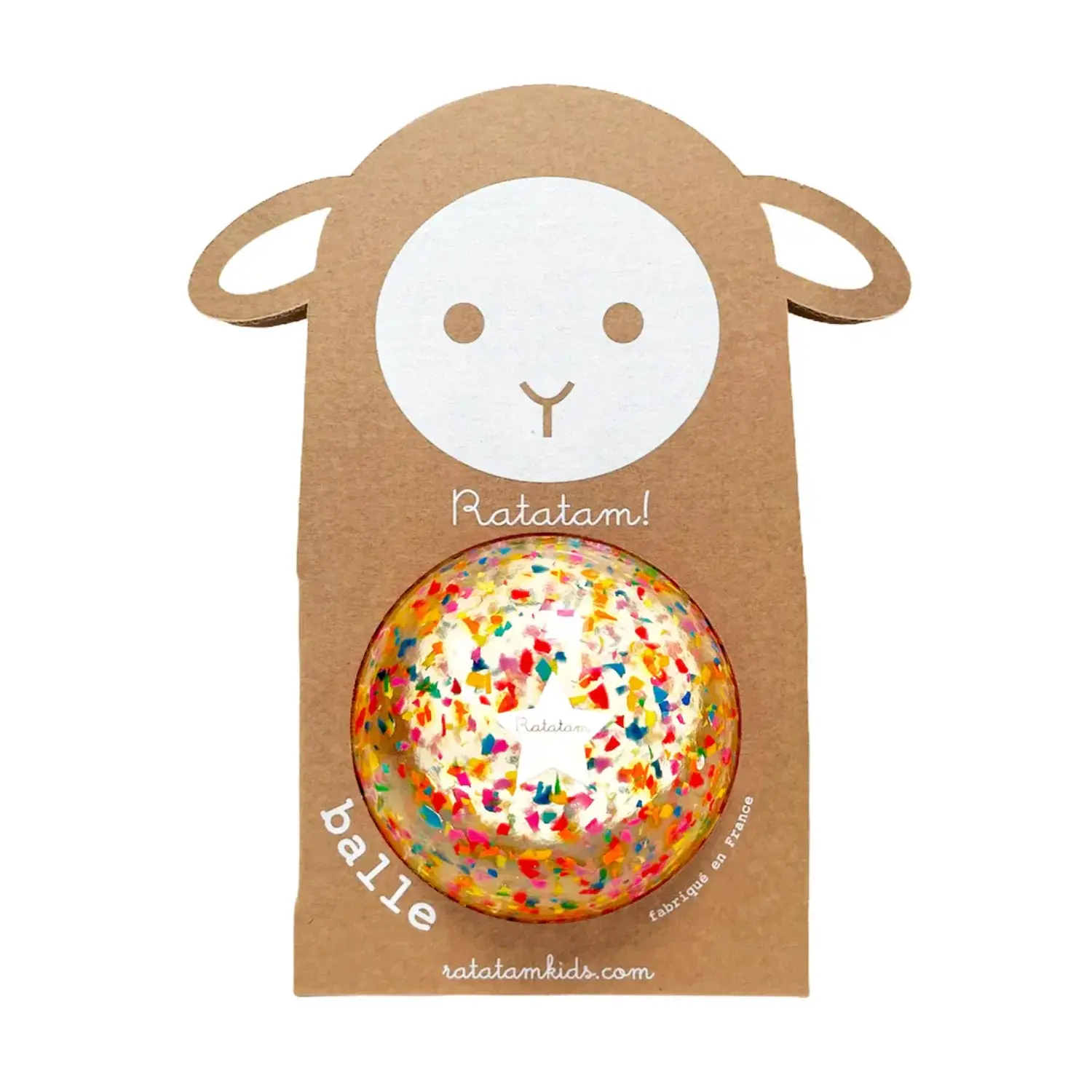 Ratatam |  Confetti balls sheep | Multico | 10 CM