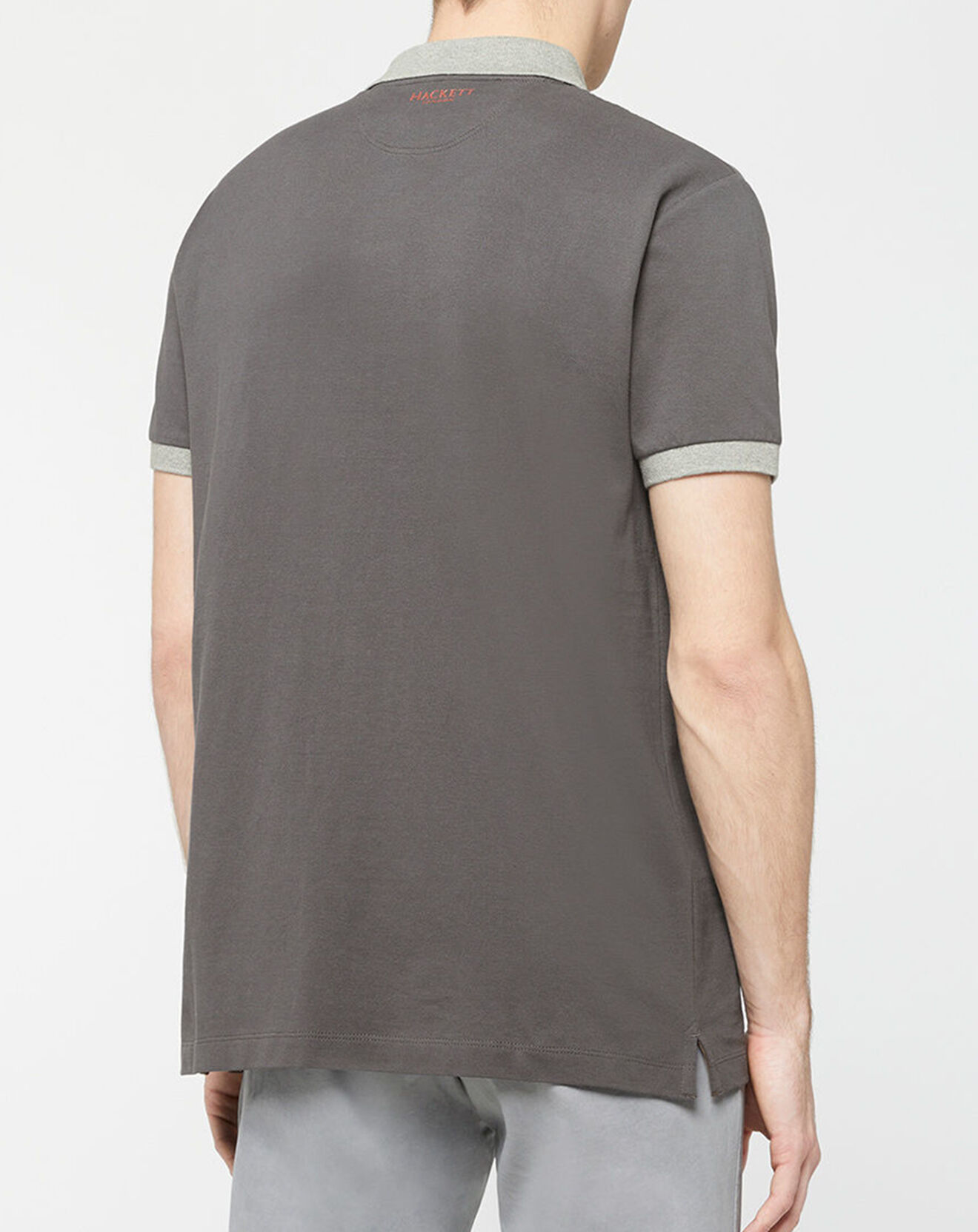 Hackett London Polo Regular Fit gris foncé